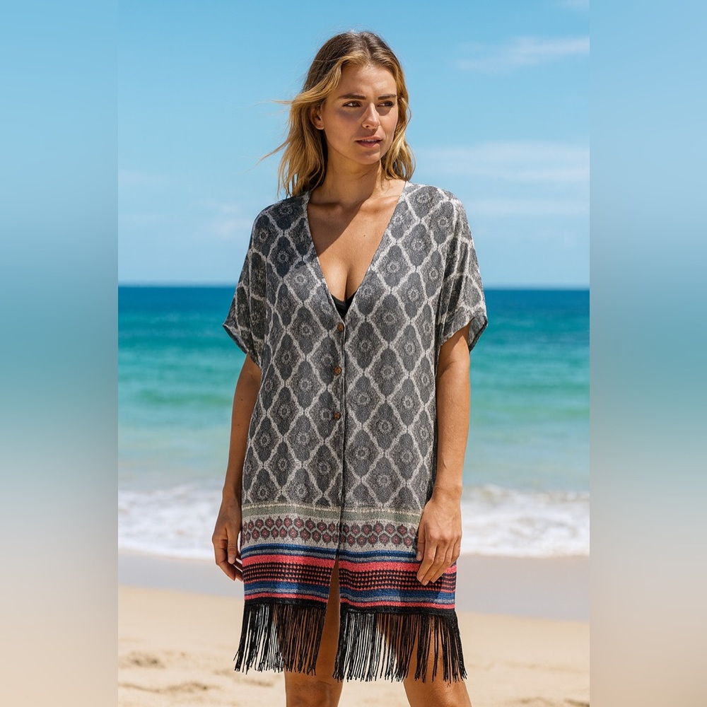 Pretty Fringe Bottom Swim Cover